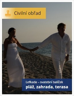 balíček svatba Lefkada pláž - ceny